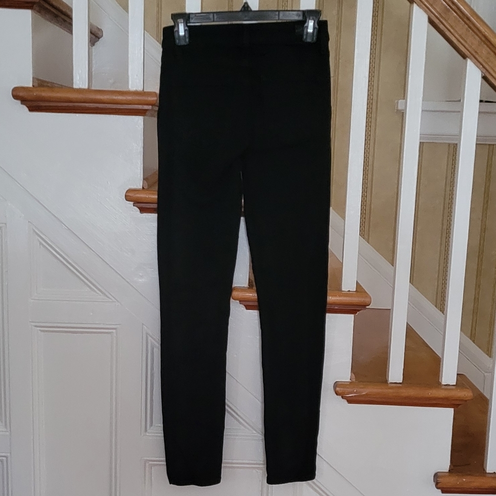 PAIGE ANTHROPOLOGIE Hoxton Ankle Skinny Black Jeans Size 24 - Picture 5 of 9